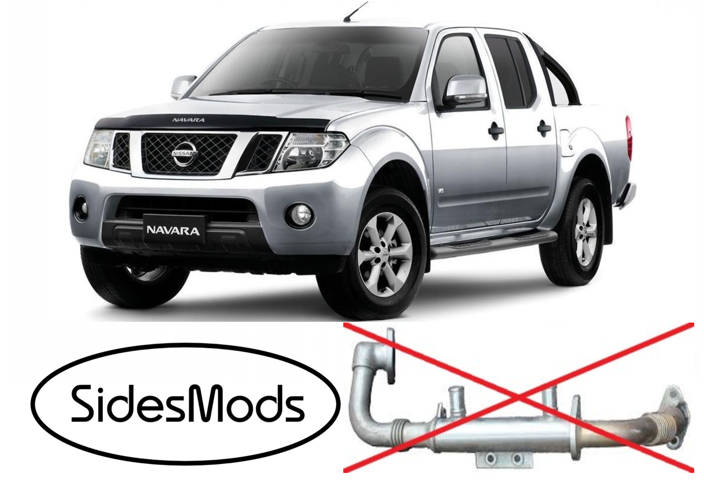 Nissan Navara Pathfinder D40 R51 EGR Cooler Delete Kit yd25