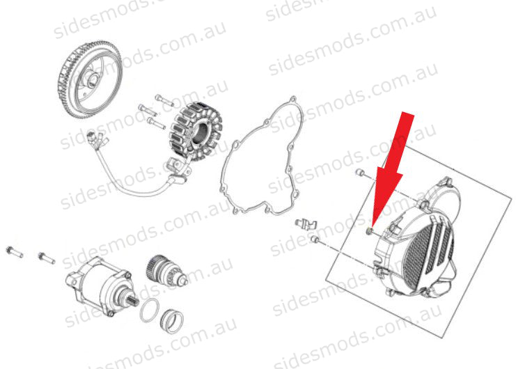 ktm starter bush upgrade bushings