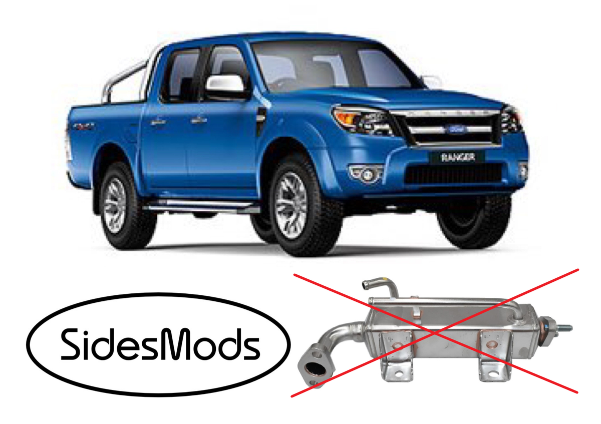 Ford Ranger EGR Cooler Delete Bypass Kit PJ PK 3.0L 2.5L Diesel SidesMods