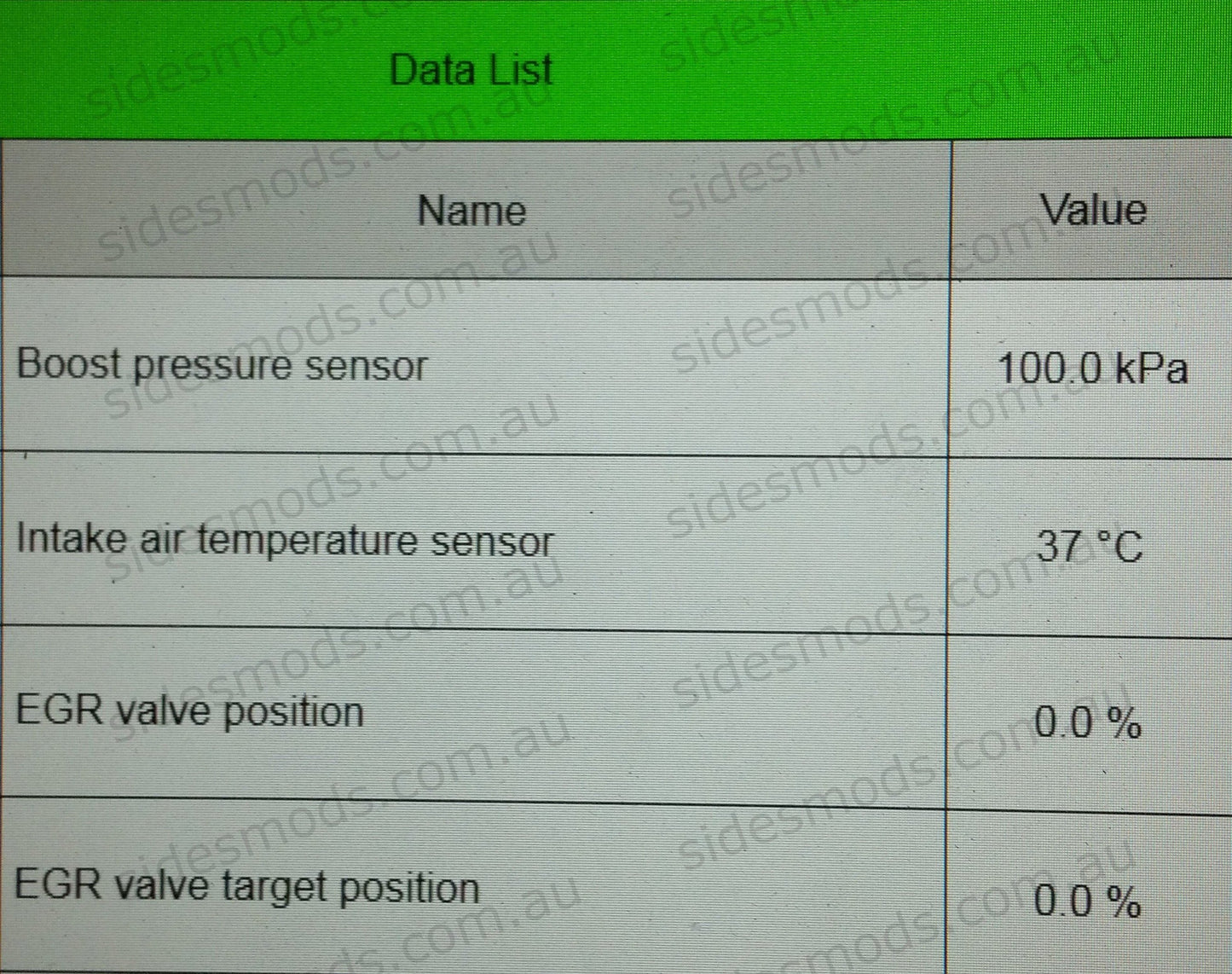 pajero egr cooler delete