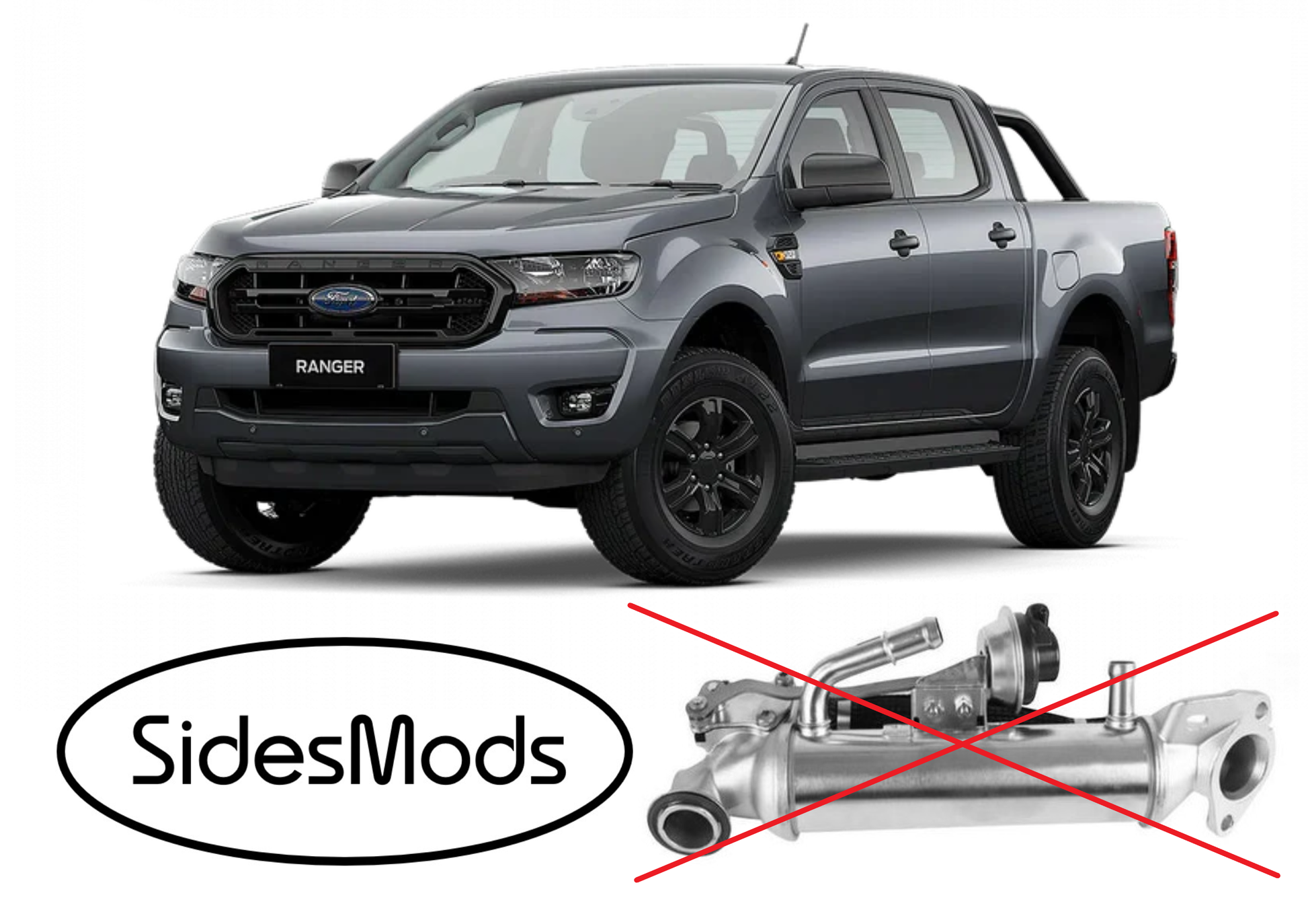 Ford Ranger PX2 PX3 EGR Cooler Delete Bypass Kit