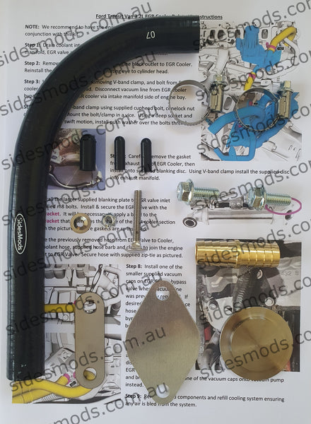 Ford Transit Van EGR Cooler Delete Bypass Kit