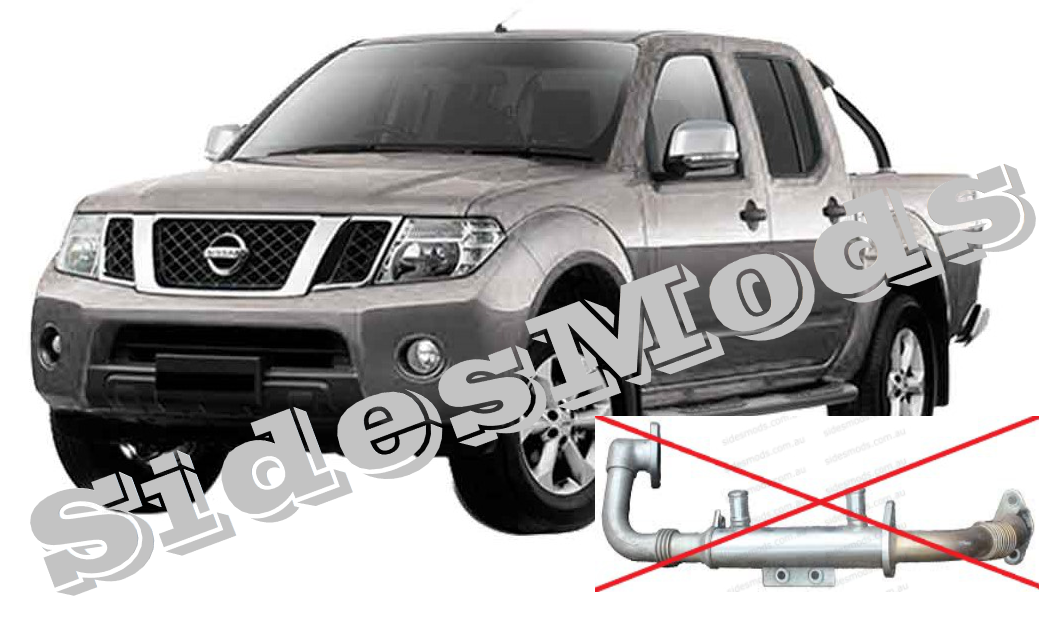 nissan navara d40 egr cooler delete kit yd25