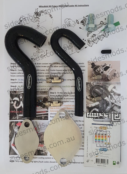mitsubishi pajero egr cooler delete kit nx