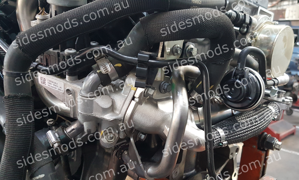 Ford Ranger EGR Cooler Delete Bypass Kit PX2 PX3 with DPF 3.2L 2.2L Di ...