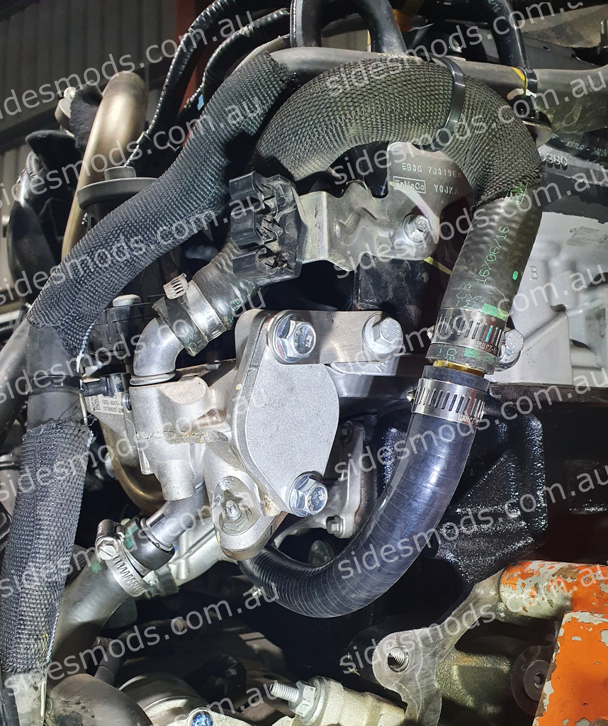 Ford Ranger EGR Cooler Delete Bypass Kit PX2 PX3 with DPF 3.2L 2.2L Di ...