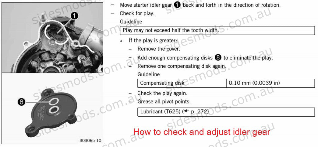 husqvarna starter motor bushing
